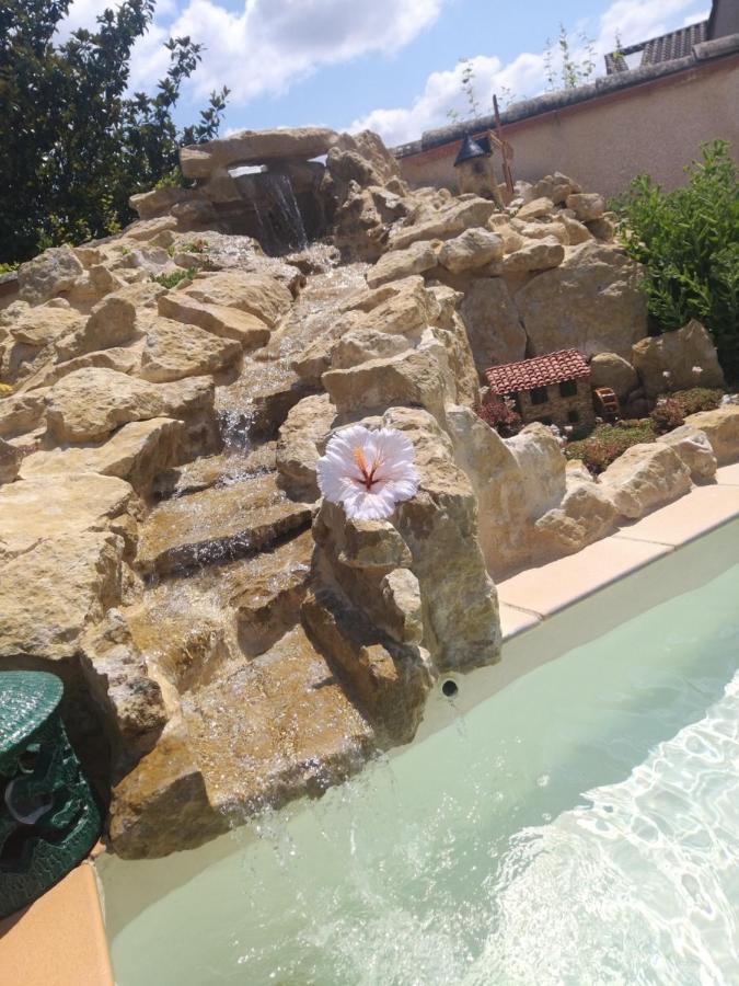 Apartament Gite T2 Avec Grande Piscine Villeneuve-la-Comptal Zewnętrze zdjęcie